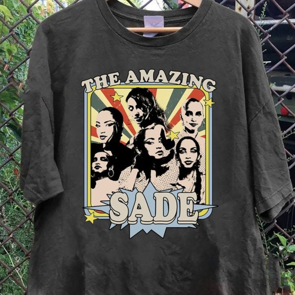 Sade Retro Vintage, Sade Crewneck Shirt, Sade Tour t Shirt, Sade Concert Tshirt,